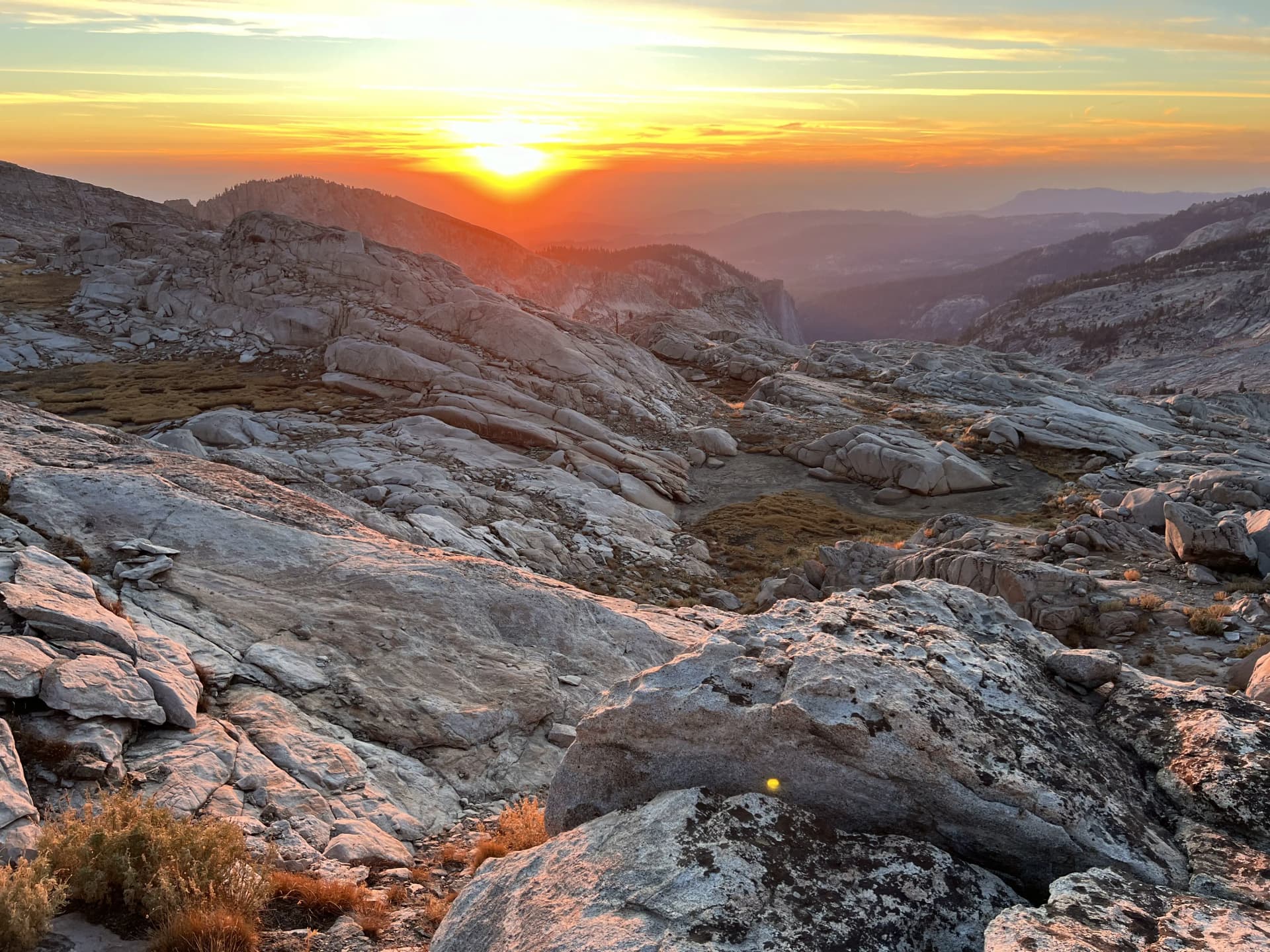 Tarn sunset